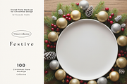 Christmas Plate Mockup 100 JPG, a Cups & Container Mockup by KennedyStudio (Thumbnail 4 of 12)