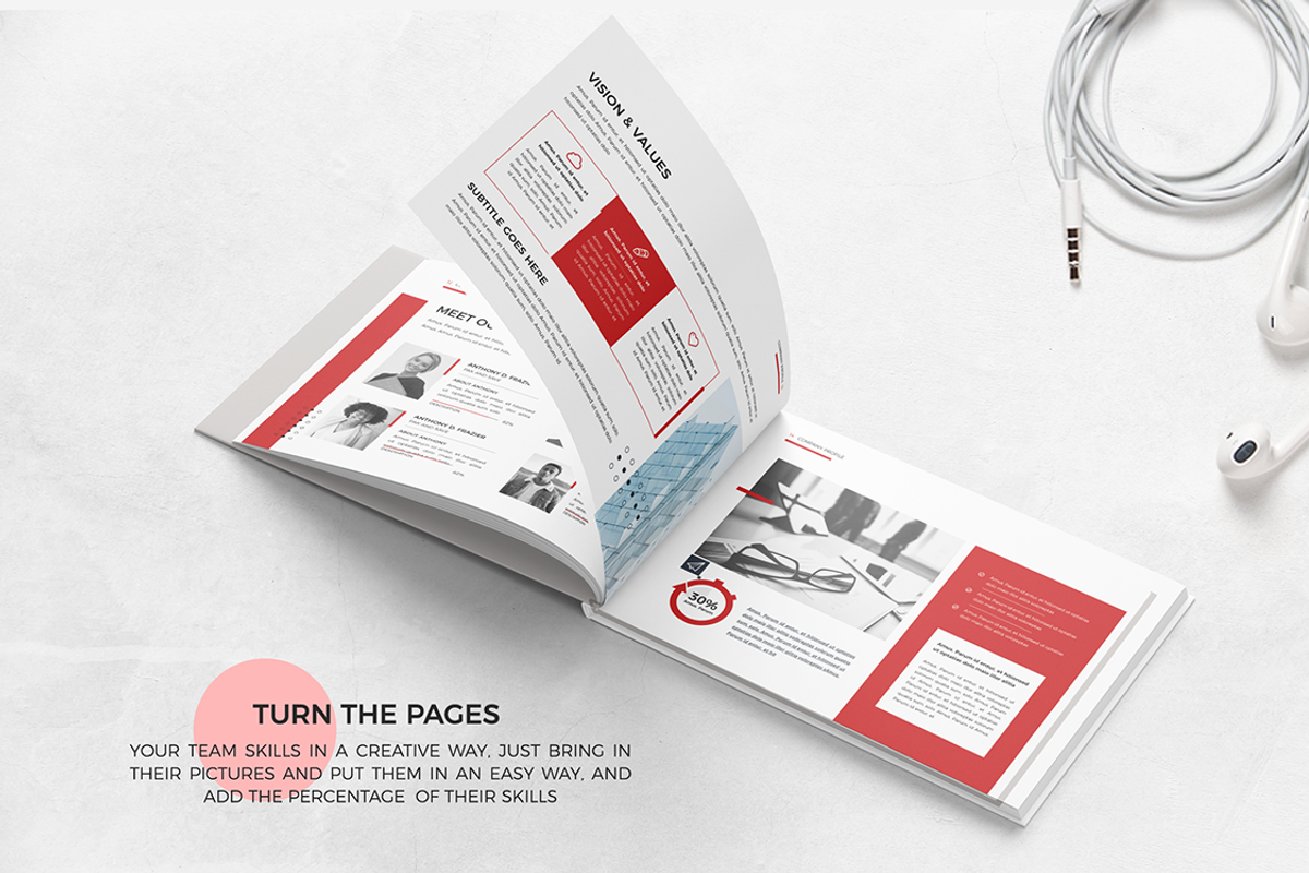 A5 Company Profile, Canva, Docx, PPT, a Brochure Template by Template Zone (Photo 3 of 12)
