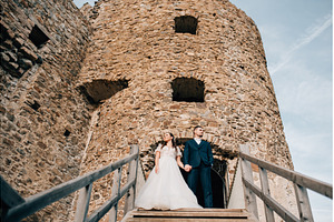Portrait of beautiful wedding couple, a Person Photo by HalfPoint