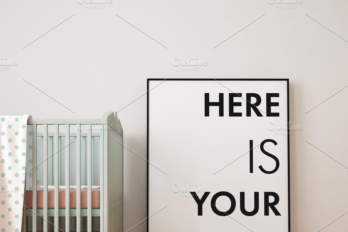10 Mockups children's room, a Print Template by FilL239 (Photo 10 of 10)
