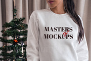 Festive White Sweatshirt Mockup, a Hoody Mockup by Masters of Instagram (Thumbnail 1 of 3)