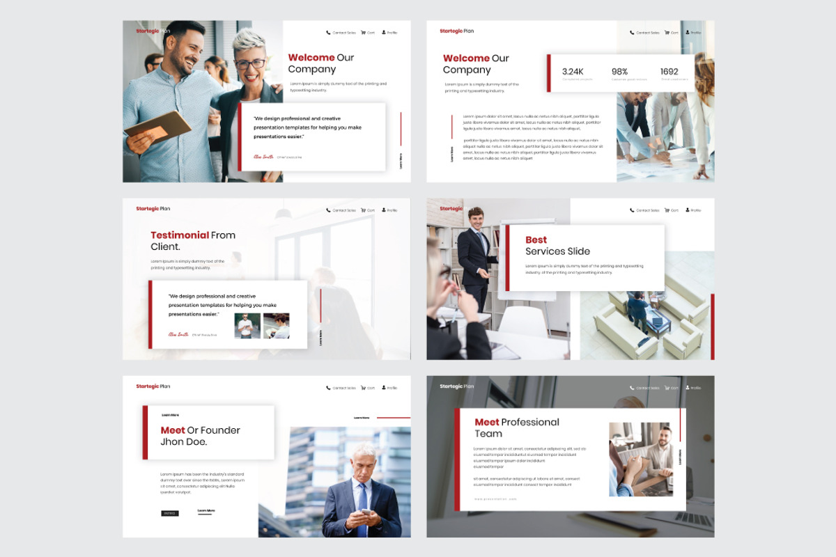 STRATEGIC PLAN - Powerpoint Template, a Presentation Template by Shafura (Photo 3 of 6)