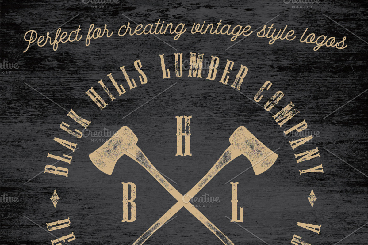 Deadwood Vintage Typeface w/Bonus preview 3