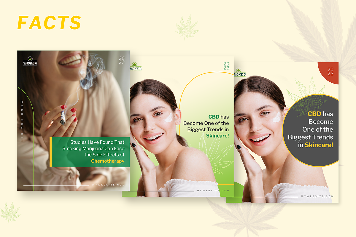 Smoke G | Cannabis Instagram Pack, a Social Media Template by byalikhan (Photo 7 of 9)