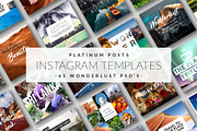 Platinum Posts - Instagram Templates, a Social Media Template by Vector Vendor (Thumbnail 1 of 5)