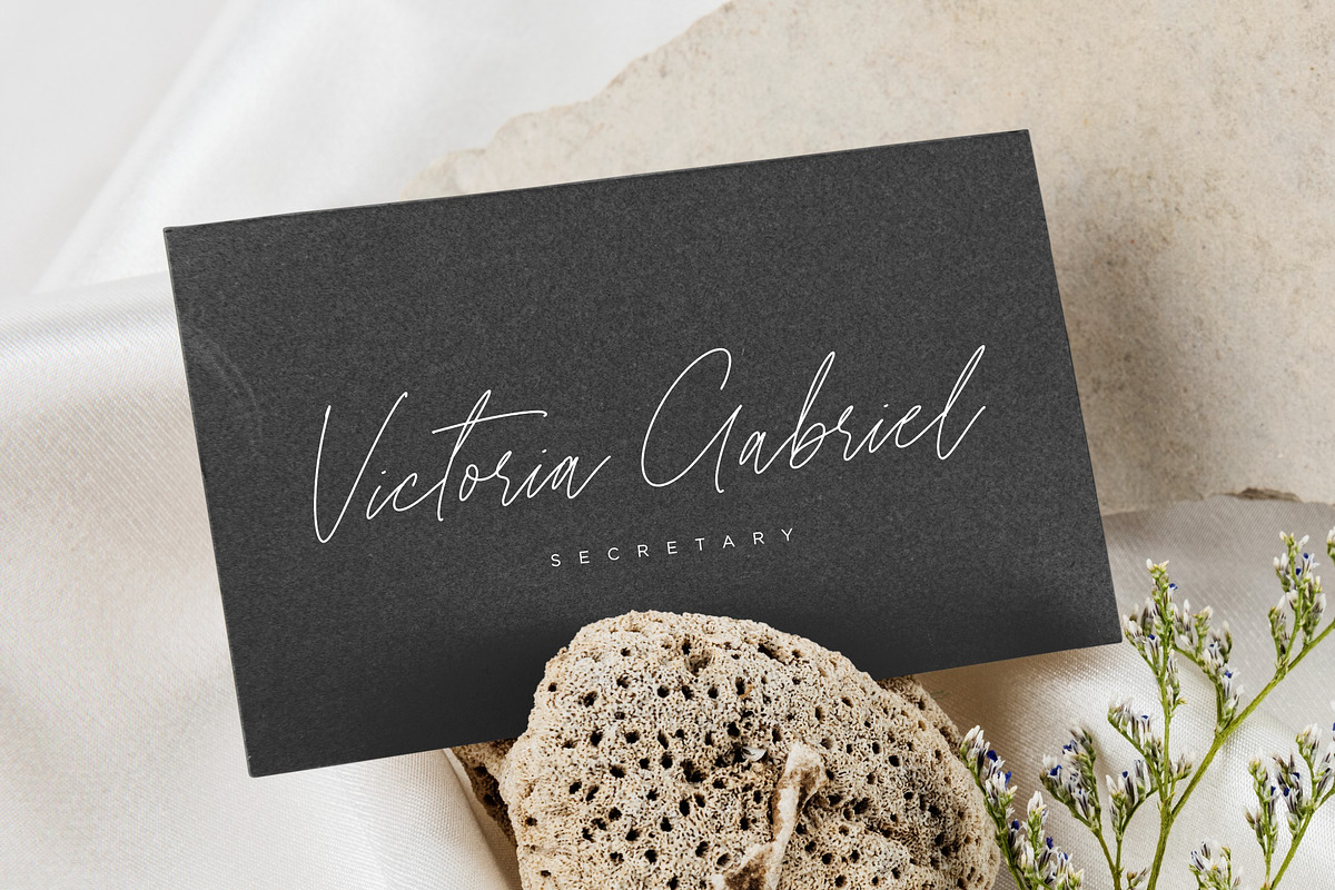 Blueberry & Jasmine - Casual Font, a Script Font by Letterative Studio (Photo 3 of 5)