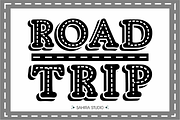 Road Trip - Playful Travel Font, a Slab Serif Font by Sahira Studio (Thumbnail 1 of 7)