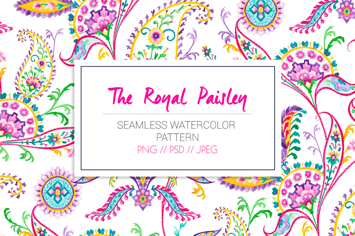 The Royal Paisley, a Pattern Graphic by TSTUDIO (Photo 7 of 9)