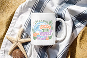 Boho Summer Beach Waves PNG, an Illustration by Dream Creation (Thumbnail 6 of 7)