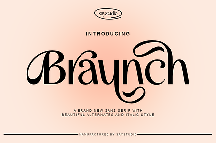 Braunch - Brand Sans Font