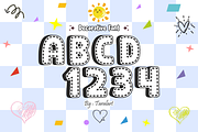 EMBROIDERY CHARM - Stitched Font, a Sans Serif Font by KiddoGlyphs Studio (Thumbnail 3 of 3)