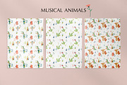 Musical animals, a Pattern Graphic by Lineli (Thumbnail 2 of 8)