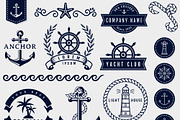 Sea and nautical design elements., a Templates & Theme by JuliaMalinovskaya (Thumbnail 3 of 3)