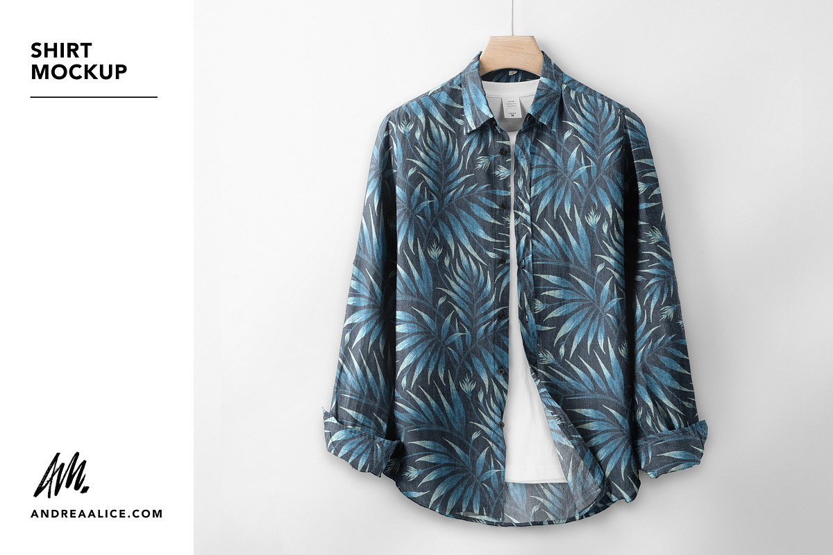 Men's long sleeve shirt Mockup, a Shirt Mockup by Andrea Muller (Photo 7 of 8)