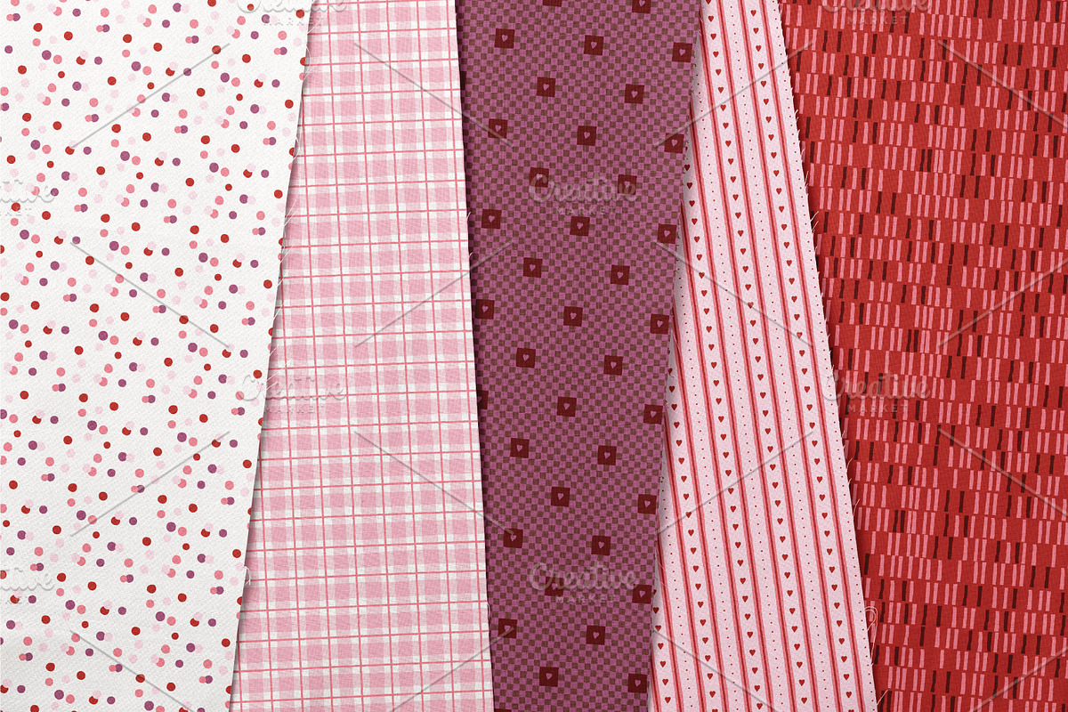Love Notes. Seamless Vector Patterns, a Pattern Graphic by oxygen_8 (Photo 8 of 10)