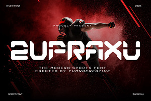 Zupraxu - Modern Sport Font