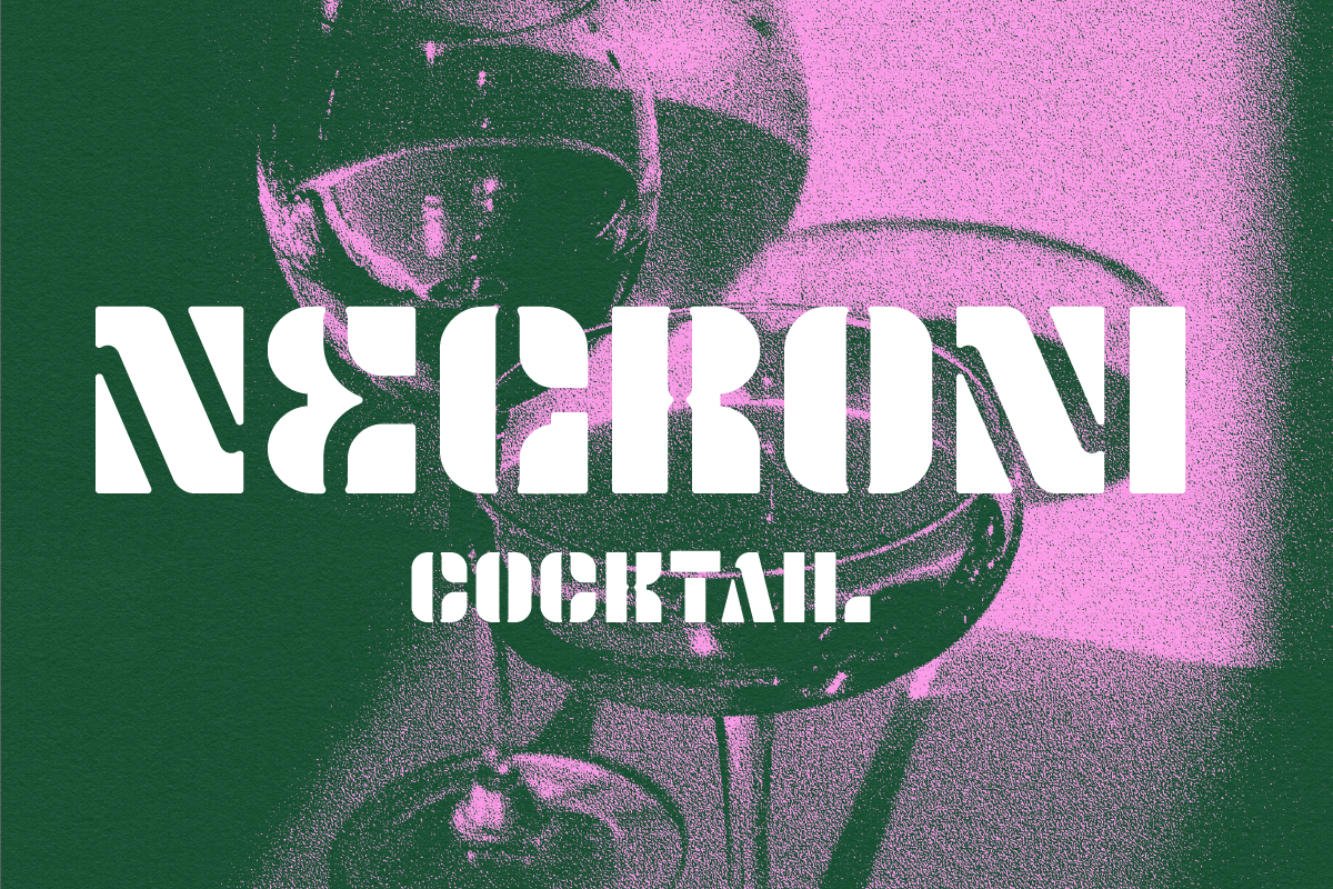 Stencil Funk: A Funky Stencil Font, a Sans Serif Font by Corinne Dodenhoff (Photo 5 of 5)