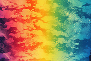 Rainbow Grunge Pattern, a Pattern Graphic by Printable Treasure (Thumbnail 7 of 10)