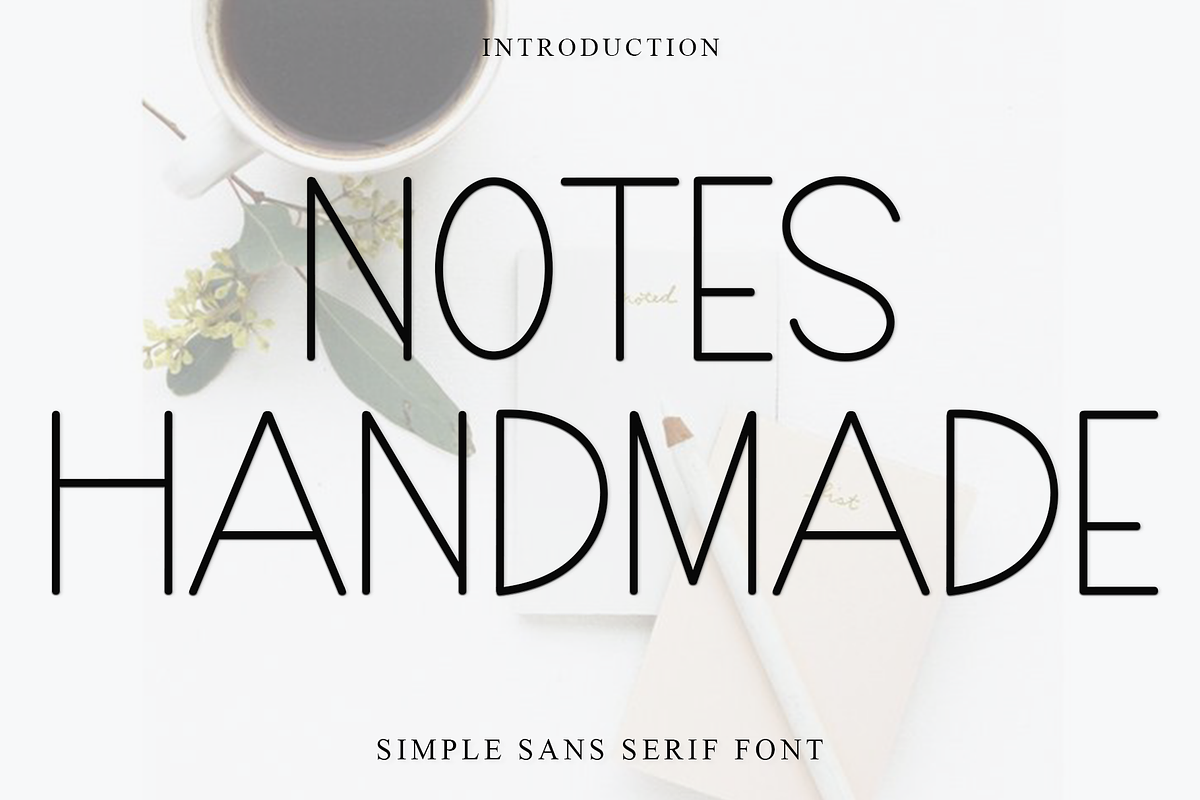 Notes Handmade, a Sans Serif Font by FreshTypeINK (Photo 1 of 7)