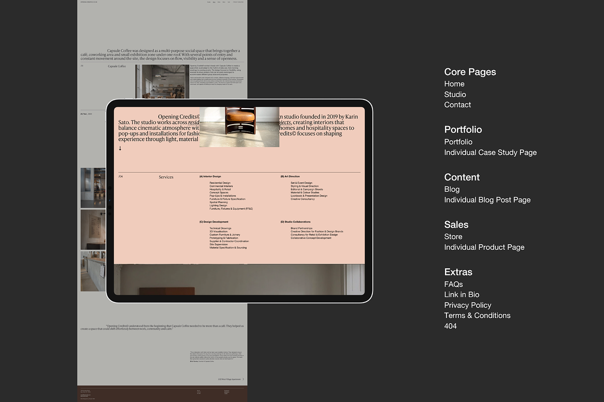 Editorial Squarespace 7.1 Template, a Squarespace Template by Studio TSM (Photo 4 of 17)
