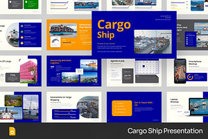 Cargo Shipping Google Slides, PPoint, a Presentation Template by Fit-tee
