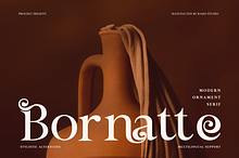 Bornatte Modern Ornament Serif Font
