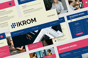 Ikrom : Saas Pitch Keynote, a Presentation Template by Punkl Camp