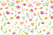 watercolor craft + flower set, a Decorative Illustration by artnLera (Thumbnail 5 of 5)