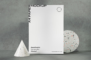 Minimal A4 Paper Mockups