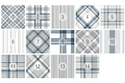 #115 Plaid Pattern in Light Grey, a Pattern Graphic by Plaid4You (Thumbnail 2 of 8)