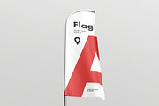 Feather Flag Mockup, an Advertising Mockup by zippypixelstudio (Thumbnail 2 of 8)