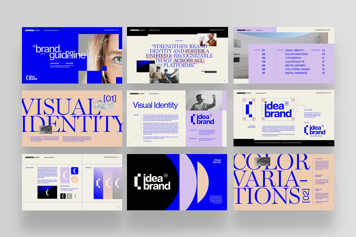 Brand Guideline Presentation Layout, a Presentation Template by BrandPacks (Photo 2 of 6)
