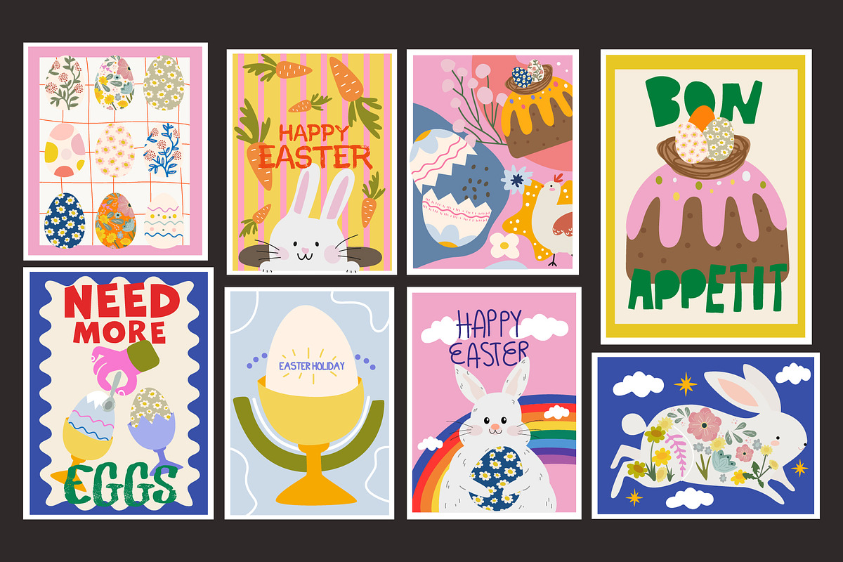 Easter Clipart Collection, a Decorative Illustration by Luamor (Photo 15 of 17)