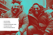 Halftone Duotone Photo Effect, a Layer Style Add-On by dokudokunomi (Thumbnail 2 of 3)