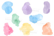 Watercolor Elements Clipart, an Object Graphic by The Digital Download Shop (Thumbnail 6 of 9)