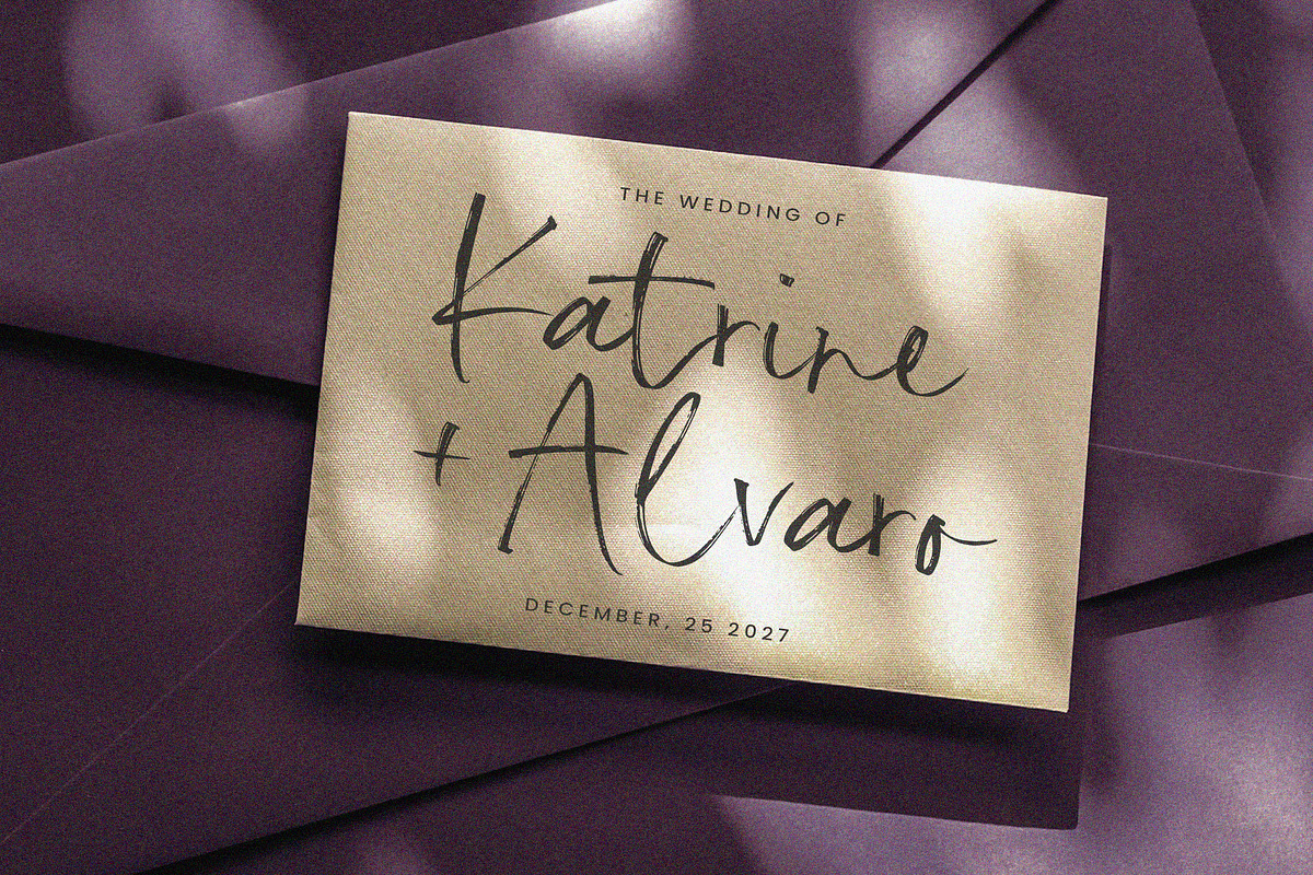 Mathias Winford Font, a Script Font by Timurtype (Photo 3 of 7)