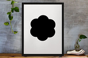 Flower Silhouette SVG #1, an Object Illustration by newminddesign (Thumbnail 3 of 3)