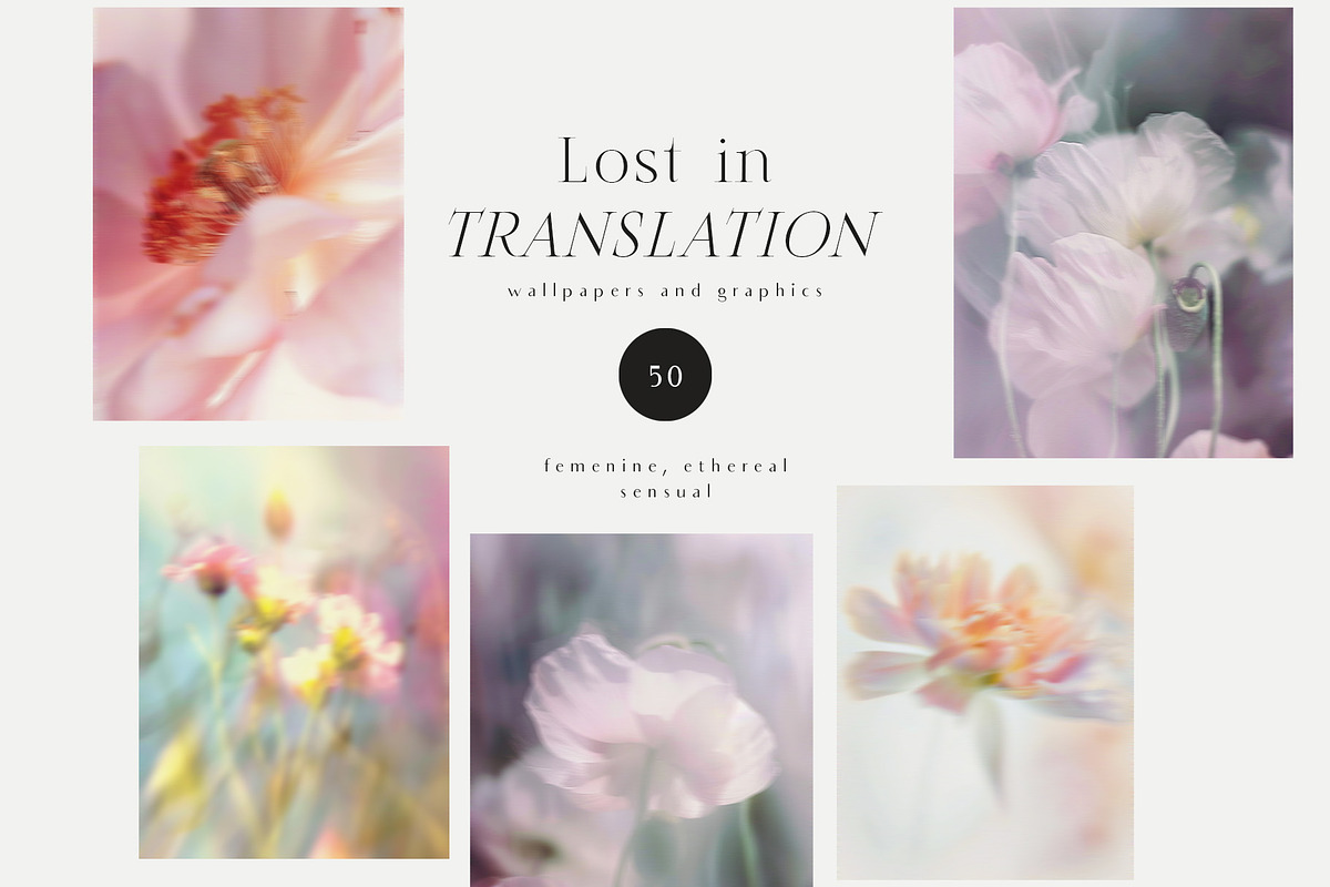 Organic Blurry Floral Backgrounds, a Background Graphic by Grace Noboa Illustrations (Photo 9 of 13)
