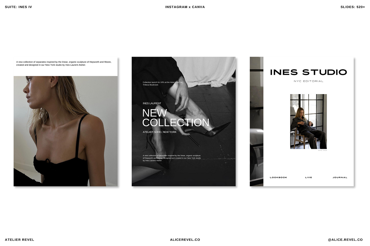 INES IV: COMPLETE INSTAGRAM SUITE, a Social Media Template by Alice Revel Co (Photo 10 of 14)