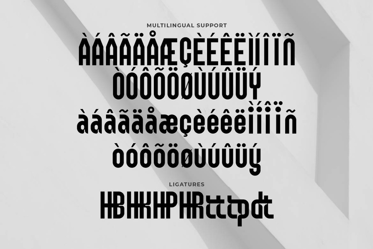 Pushkey – Condensed Sans Serif, a Sans Serif Font by Artiveko (Photo 6 of 8)