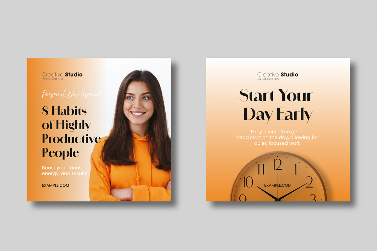 Social Media Post Template Kit preview 2