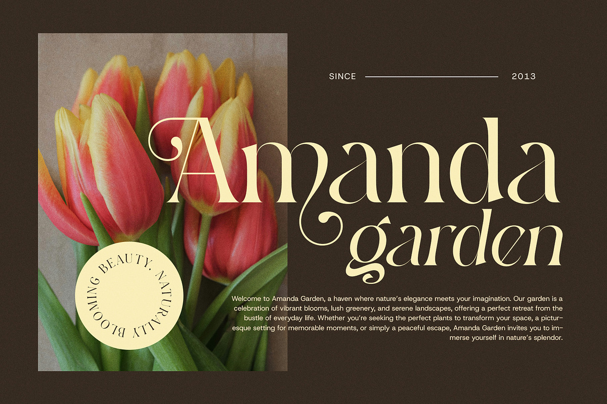Jenura Stylish Serif Font, a Serif Font by Graphicxell (Photo 4 of 8)