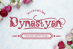 Dynastyan - 5 Font styles