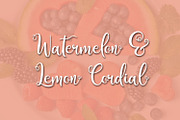 Berry Smoothies, a Script Font by Kristy Hatswell (Thumbnail 3 of 9)