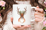 Magical Reindeer Christmas Clipart, an Animal Illustration by RobertsArt (Thumbnail 6 of 7)