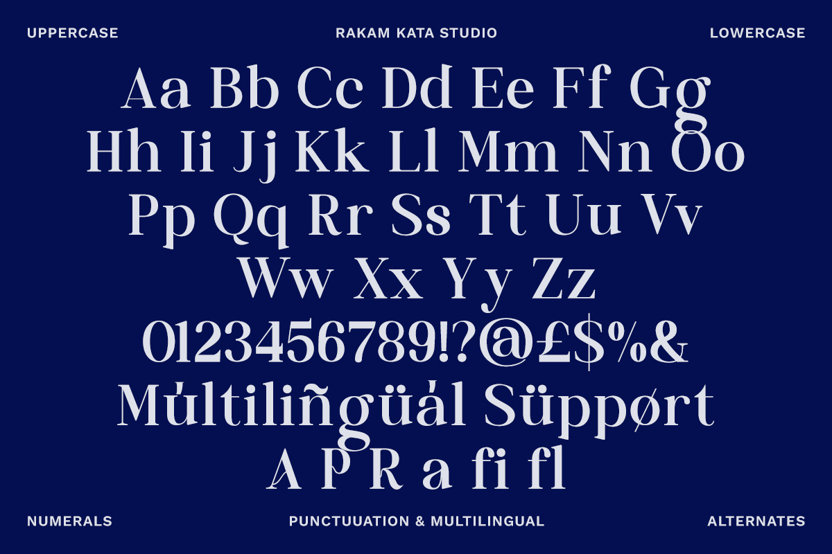 Rethena - Modern Serif Font, a Serif Font by RagamKata (Photo 8 of 9)