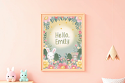 Personalized Name Poster, a Mockup by Click and a Moment (Thumbnail 1 of 3)