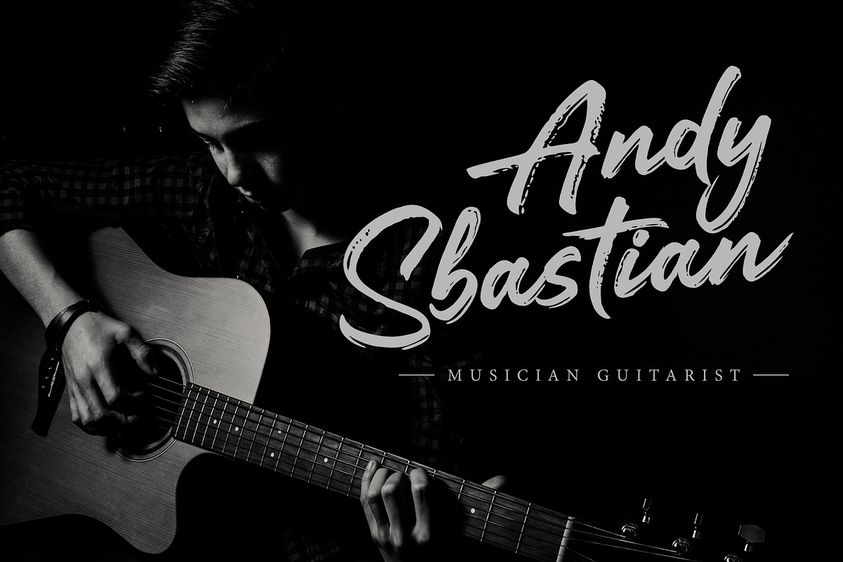Darkline / Brush Script Font preview 7
