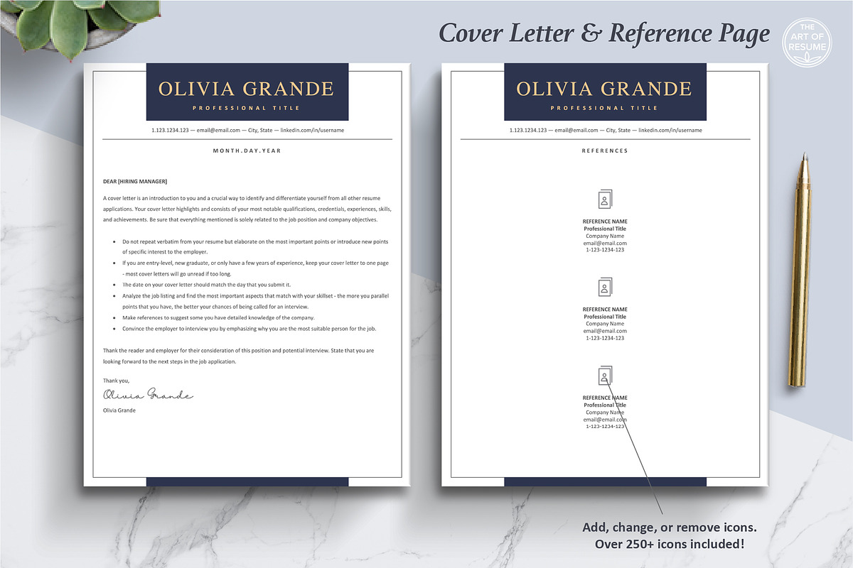 Editable Resume CV Template Design, a Resume Template by The Art of Resume (Photo 6 of 9)