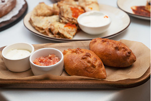 Traditional fried pies with sour, a Food & Drink Photo by Jan Jack Russo Media